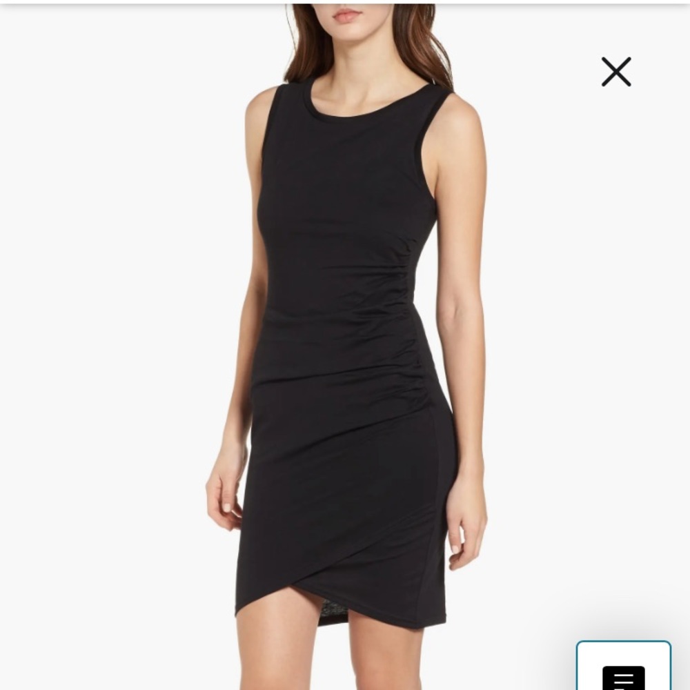 Leith Ruched Body-Con Sleeveless Dress